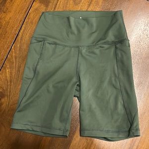 Lux High Waisted Rio Shorts (7 in. inseam) - Forest Green